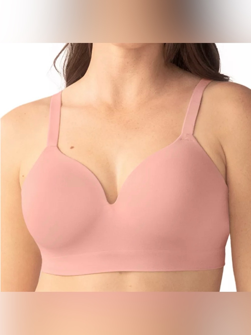 Truekind Supportive Comfort Shaping Wireless Bra Pink XL NWT IN PKG